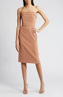 French Connection Harry Suiting Strapless Dress at Nordstrom,