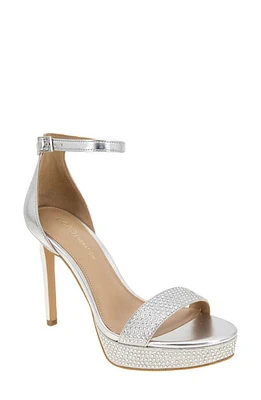 bcbg Nallah 2 Platform Sandal Silver at Nordstrom,