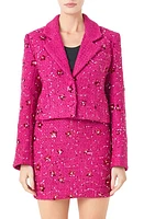 Endless Rose Sequin Crop Blazer at Nordstrom,