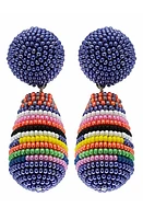 Panacea Beaded Teardrop Earrings in Blue Multi at Nordstrom