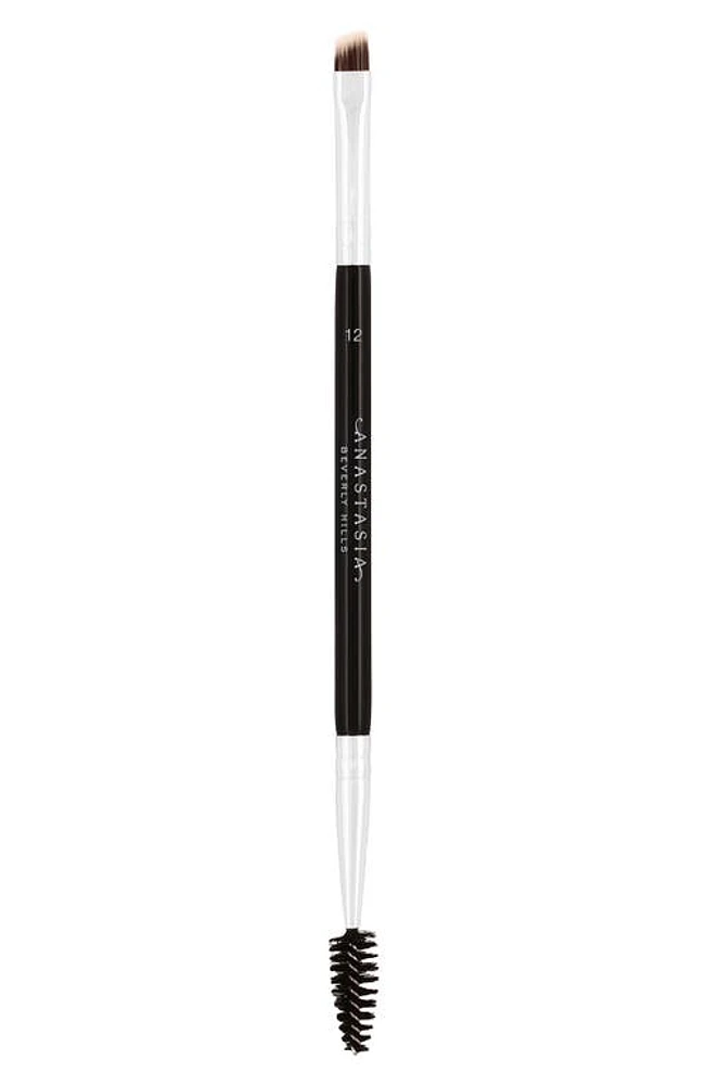 Anastasia Beverly Hills #12 Large Synthetic Duo Brow Brush at Nordstrom