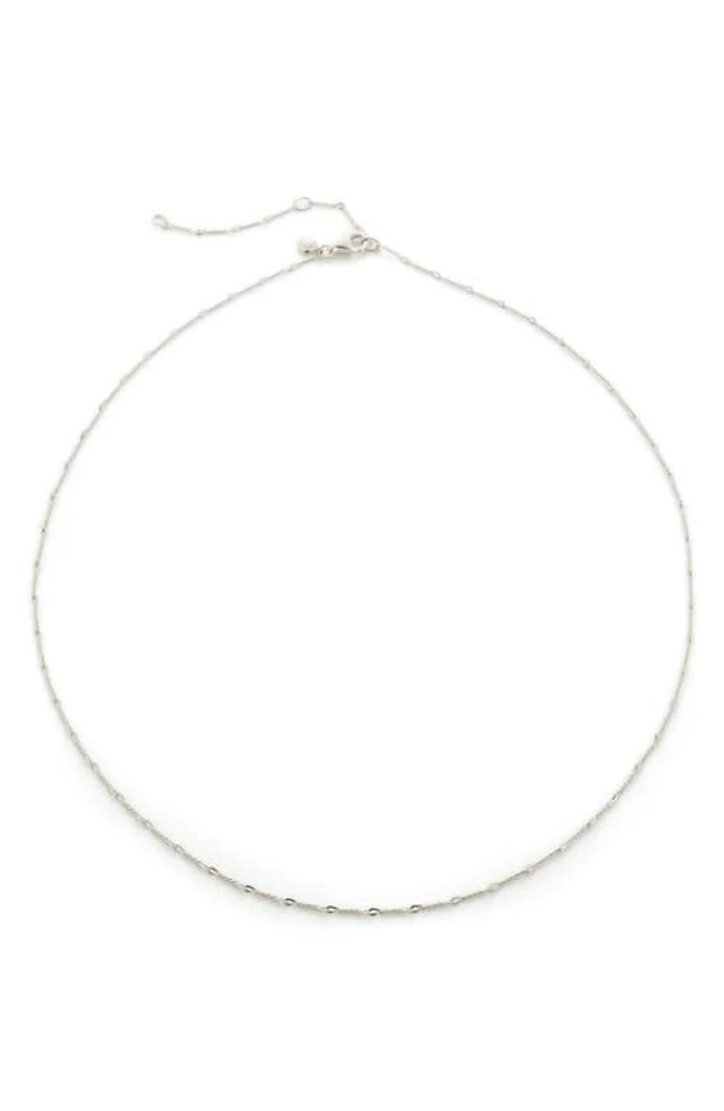 Monica Vinader Fine Twist Choker in Ss at Nordstrom