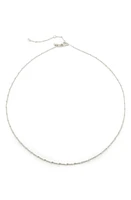 Monica Vinader Fine Twist Choker in Ss at Nordstrom