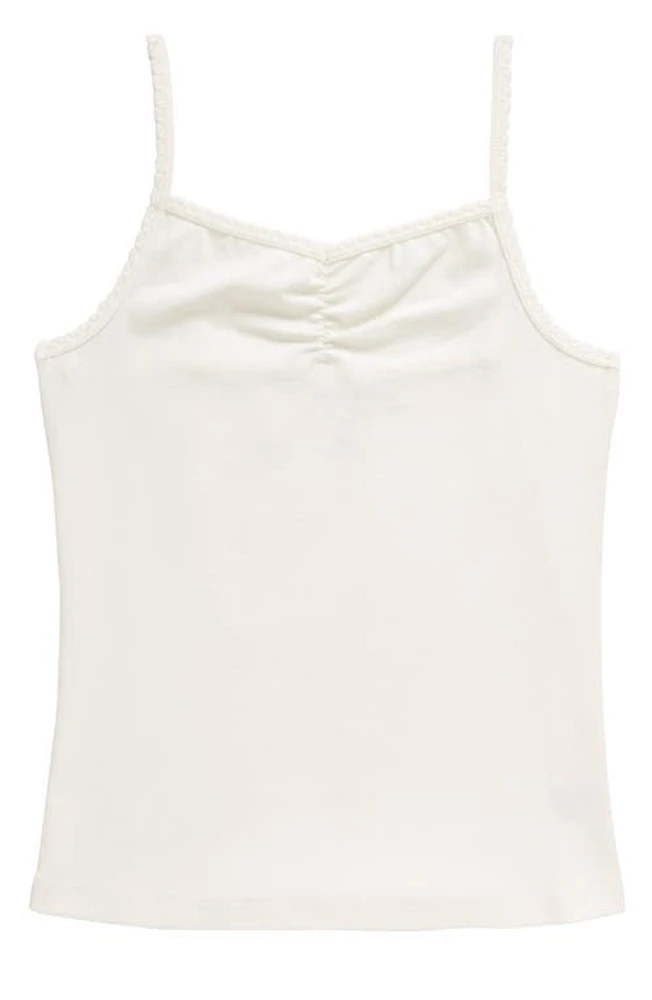 Treasure & Bond Kids' Ruched Cotton Blend Tank Top at