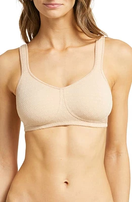 Amoena Tiana Wireless Pocketed Bra Nude at Nordstrom,