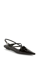 Jeffrey Campbell Fax Pointed Toe Slingback Flat Patent at Nordstrom,