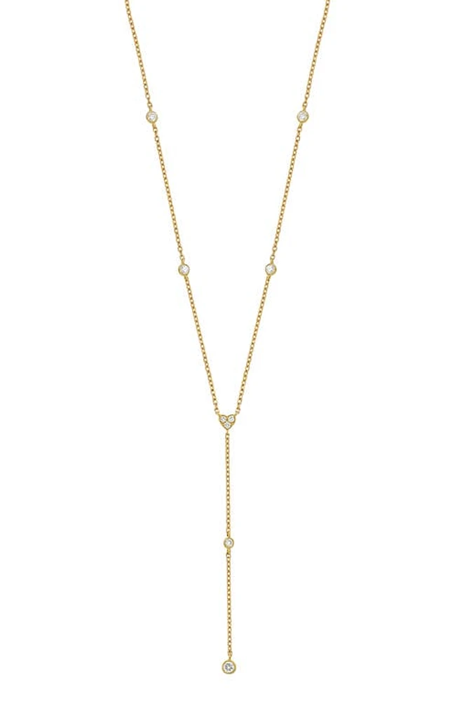 Bony Levy Heart Diamond Y-Necklace in 18K Yellow Gold at Nordstrom