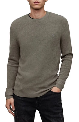 AllSaints Ivar Slim Fit Crewneck Merino Wool Sweater at Nordstrom,