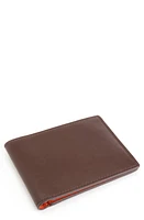 ROYCE New York RFID Leather Bifold Wallet in Brown /Burnt Orange at Nordstrom