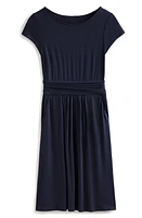 Boden Amelie Print Jersey Dress in Blue Navy at Nordstrom, Size 2