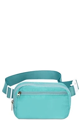 Iscream Kids' Nylon Belt Bag in Teal Multi at Nordstrom