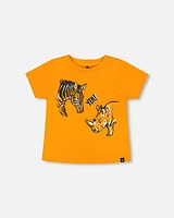 Deux Par Deux Baby Boy's Organic Cotton T-Shirt With Print at Nordstrom