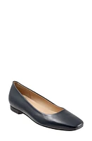 Trotters Honor Flat - Multiple Widths Available Navy Leather at Nordstrom,