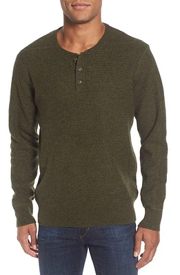 Schott NYC Thermal Henley in Moss Green at Nordstrom, Size Xx-Large