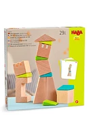 HABA Crooked Towers Arranging Blocks in Green Multi at Nordstrom