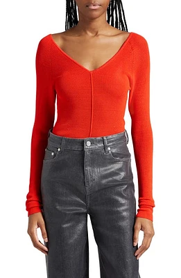 GESTUZ Monagz Rib Top Red Alert at Nordstrom,