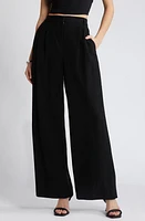 Open Edit High Waist Wide Leg Trousers at Nordstrom,