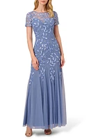 Adrianna Papell Floral Beaded Gown at Nordstrom,