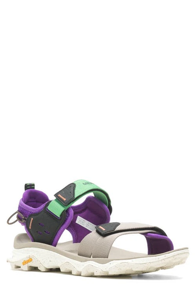 Merrell Speed Fusion Strap Hiking Sandal in Moon Rock at Nordstrom, Size 8