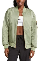 Nike Sportswear Reversible Bomber Jacket Oil Green/Medium Olive at