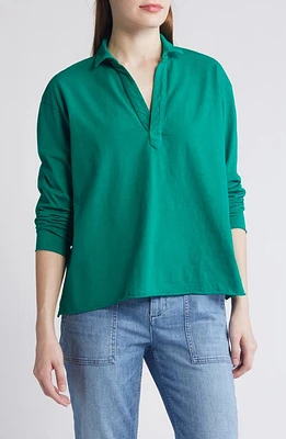 Frank & Eileen Patrick Popover Henley in Clover at Nordstrom, Size Medium