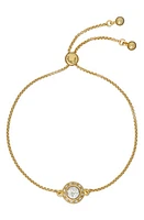 Ted Baker London Soleta Solitaire Crystal Slider Bracelet in Gold Tone Clear Crystal at Nordstrom