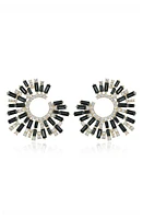 Ettika Crystal Stardust Earrings in Black at Nordstrom