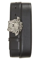 Versace Medusa Head Leather Belt at Nordstrom, Eu