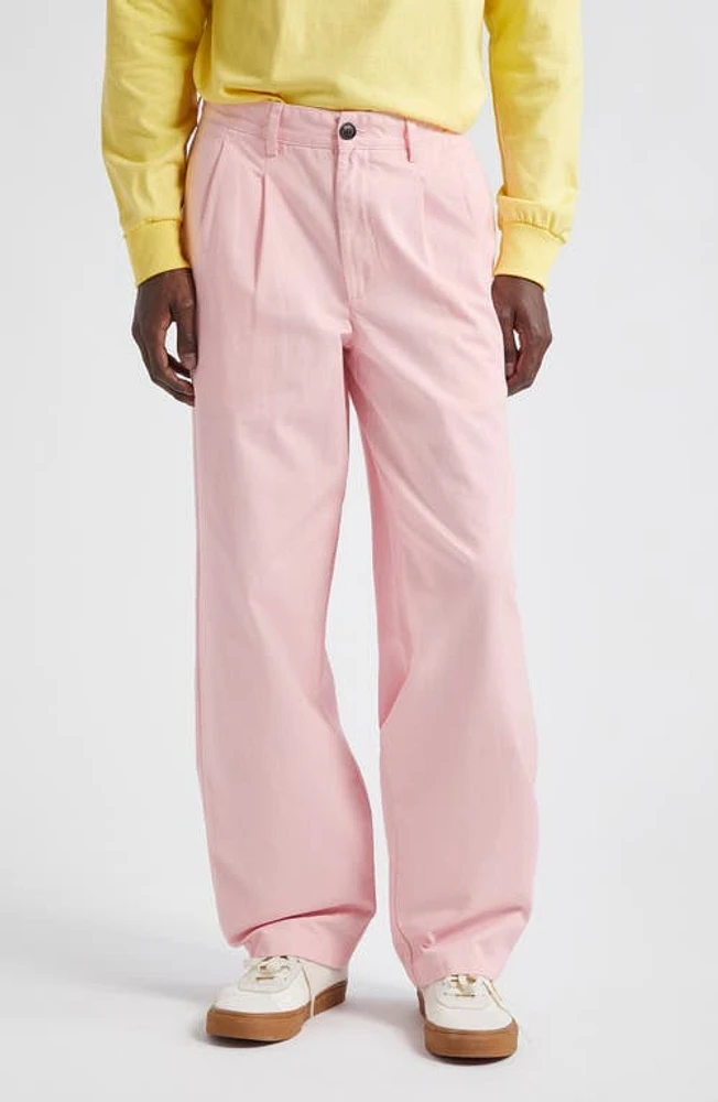 Noah Double Pleat Twill Pants at Nordstrom,