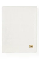 UGG(r) Marcella Faux Fur Throw Blanket in Snow at Nordstrom