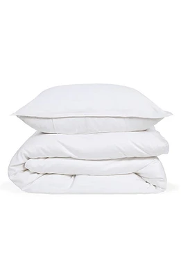 Pom Pom at Home Langston Sateen Duvet Cover & Sham Set in White at Nordstrom