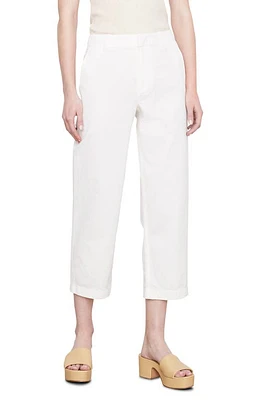 Vince Washed Cotton Crop Pants at Nordstrom,