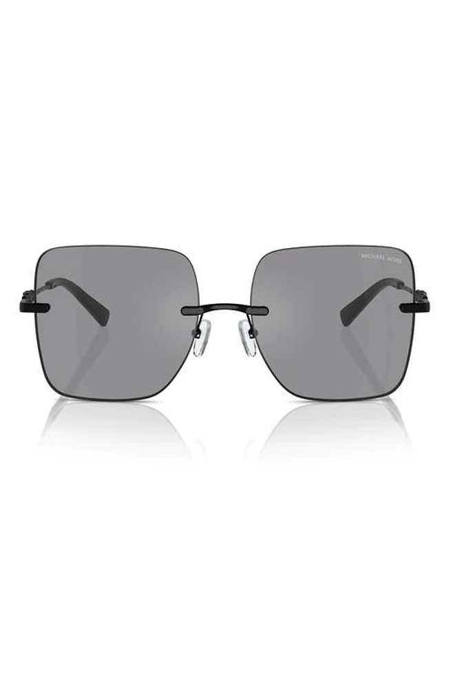 Michael Kors Quebec 55mm Square Sunglasses in Dark Grey at Nordstrom