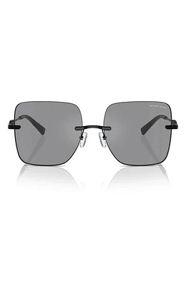 Michael Kors Quebec 55mm Square Sunglasses in Dark Grey at Nordstrom