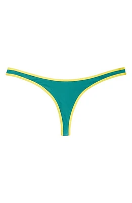 Miaou Jo Thong Bikini Bottoms in Pine at Nordstrom, Size Large