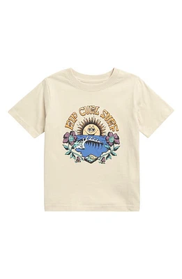 Rip Curl Kids' Mystic Waves Graphic T-Shirt Vintage White at Nordstrom,