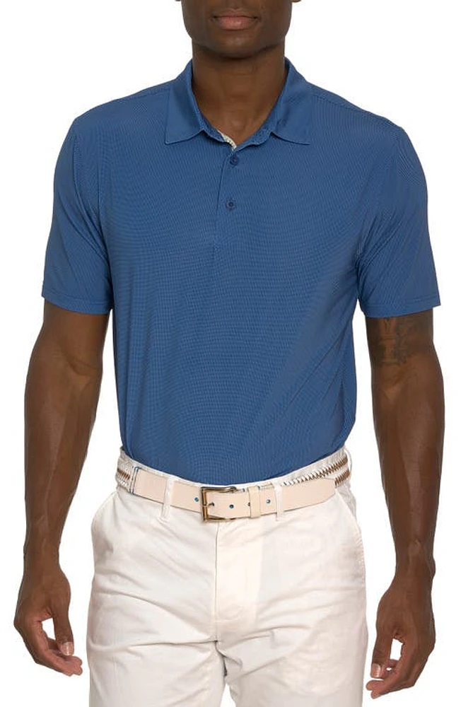 Robert Graham Hyde Bird's Eye Performance Polo at Nordstrom,