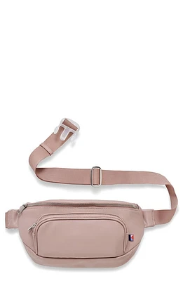 Kibou Faux Leather Diaper Belt Bag in Blush Pink at Nordstrom