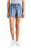 Splendid Campside Chambray Drawstring Shorts Indigo at Nordstrom,