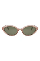 CELINE Cat Eye Sunglasses in /Green at Nordstrom