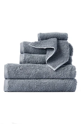 Coyuchi Cloud Loom Organic Cotton Bath Essentials in Steel Blue at Nordstrom