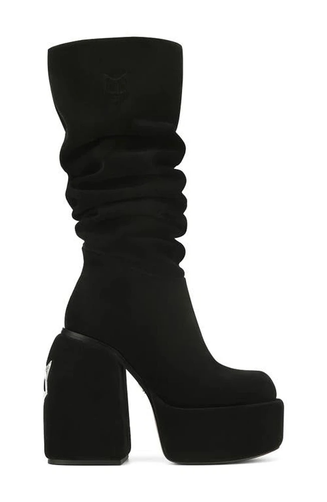 NAKED WOLFE Space Platform Boot Black-Suede at Nordstrom,