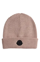 Moncler Wool Blend Beanie in Pink at Nordstrom