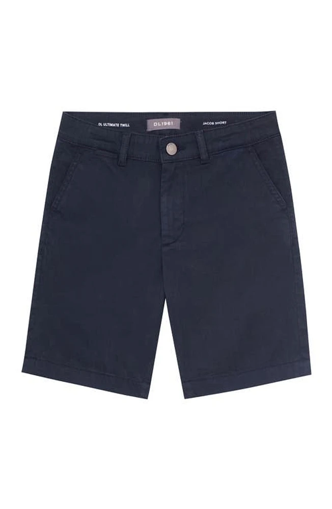 DL1961 Kids' Jacob Stretch Cotton Chino Shorts Oxford Navy at Nordstrom,