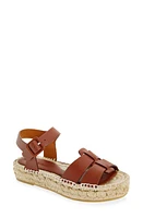 Paloma Barcelo Rosy Ankle Strap Espadrille Sandal Cuoio at Nordstrom,