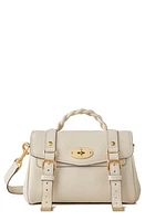 Mulberry Mini Alexa Leather Satchel in Eggshell at Nordstrom