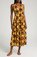 Ulla Johnson Aralyn Tie Dye Cover-Up Dress Amber at Nordstrom,