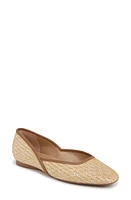 Naturalizer Cody Skimmer Flat Tan Straw at Nordstrom,