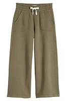 Treasure & Bond Kids' Cotton Fleece Wide Leg Pants at