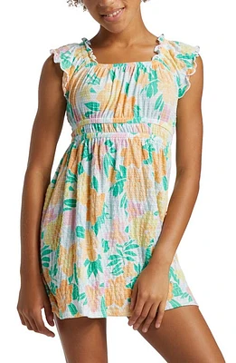 Billabong Kids' Tropical Love Knit Sundress Green/Orange Multi at Nordstrom